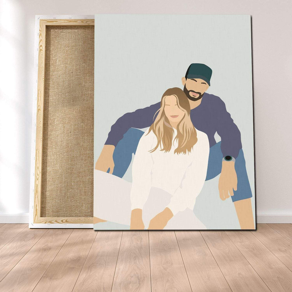 Ritratto Minimalista (Su Tela)