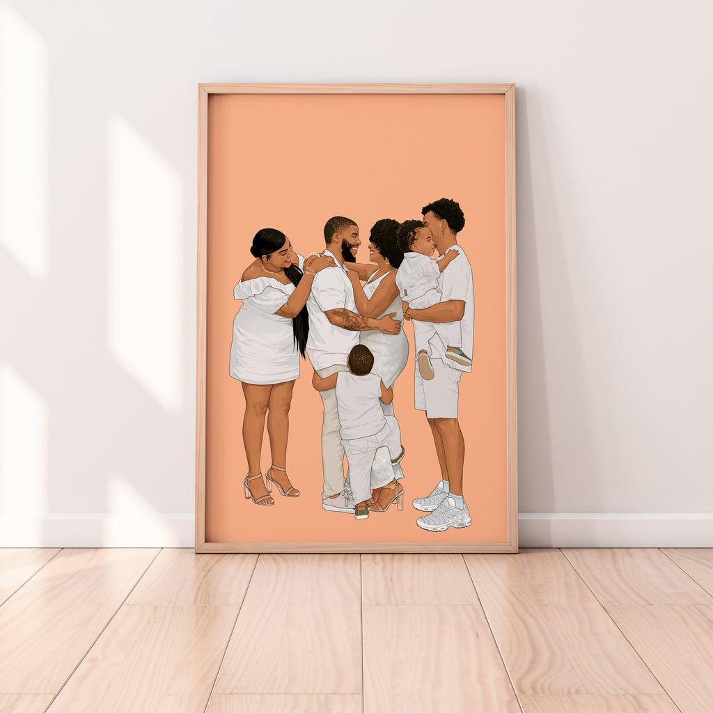 quadro Pop-Art familia