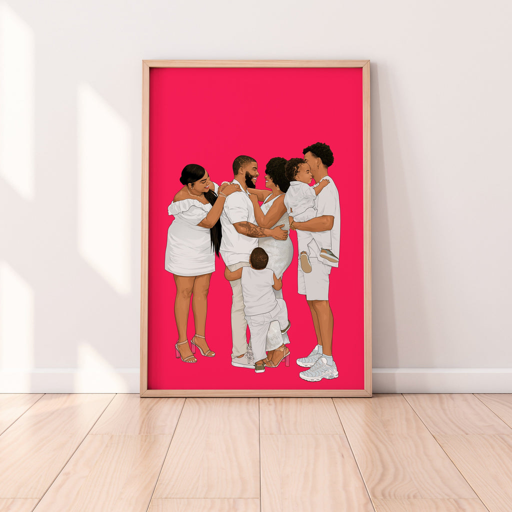 quadro Pop-Art familia