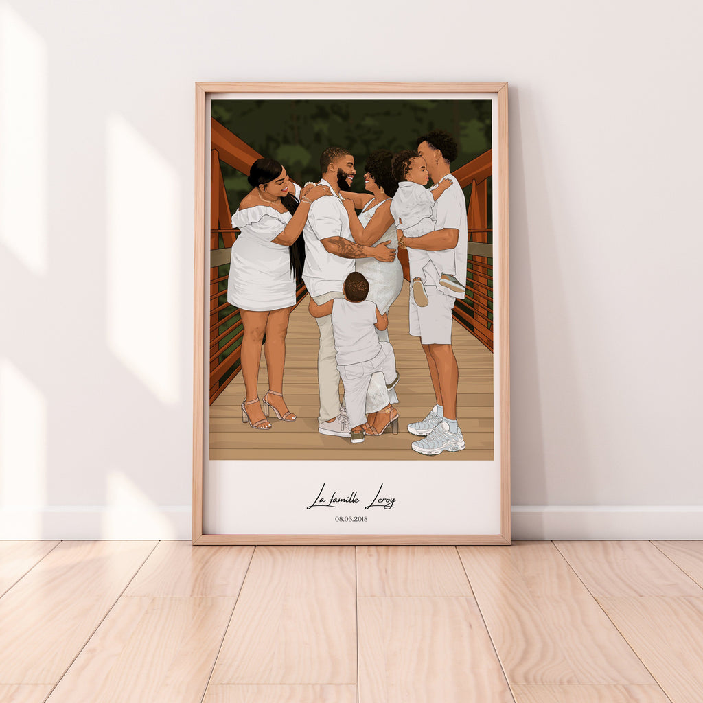 quadro Incorniciato familia